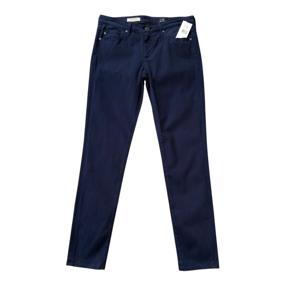 AG Jeans The Stevie Ankle Slim Straight Ankle Navy Jeans Size 4 (27)